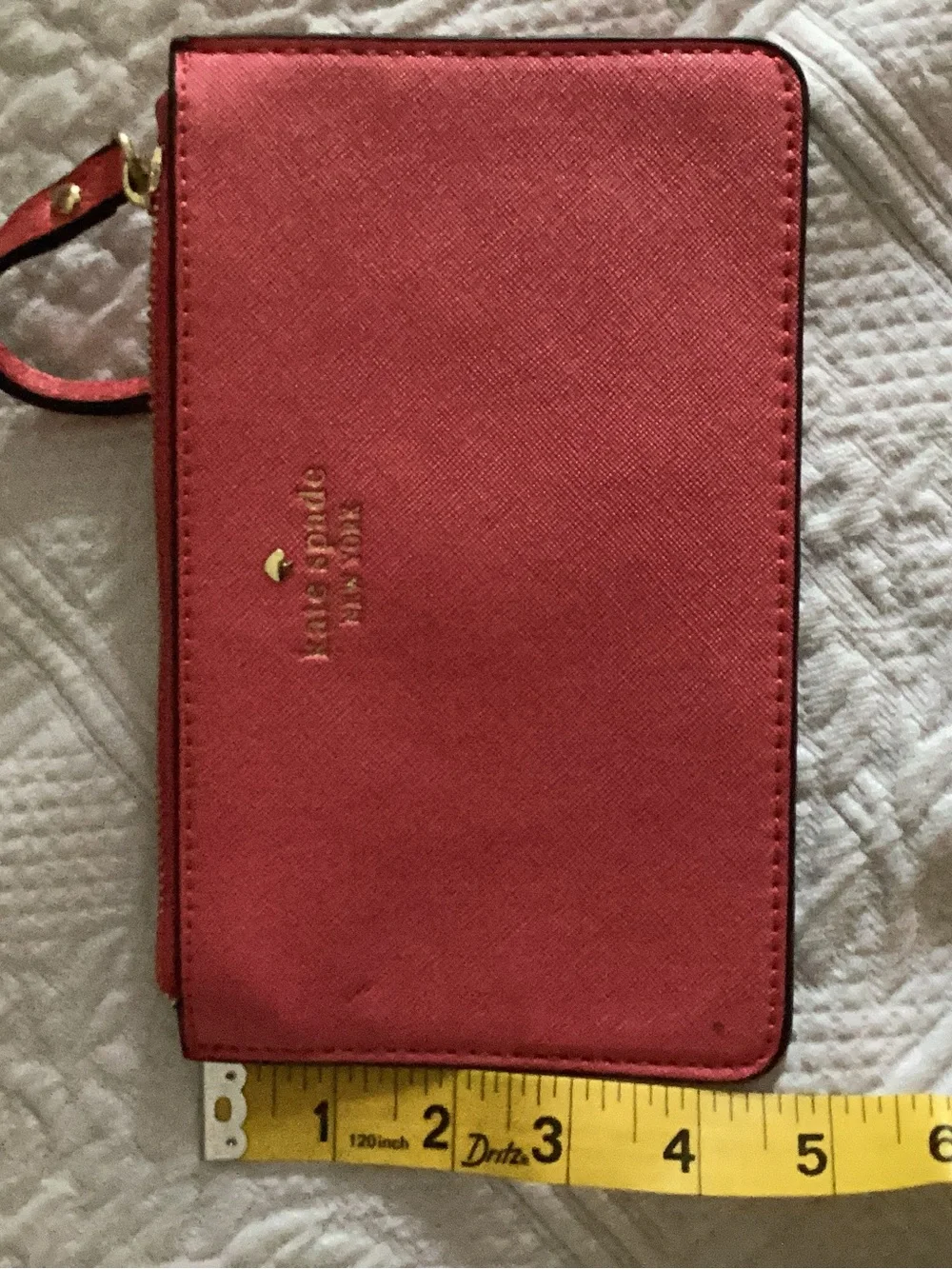 kate spade Coral Pink Wristlet Wallet